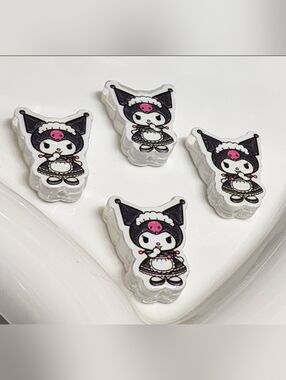 Kuku Beads Focal Beads 2 pc Acrylic Crafts Beaded Pen Keychain Jewelry Making